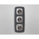 Накладка для розетки с заземлением и со шторками и 2хUSB type A и C Ambrella Volt OP4100 Quant