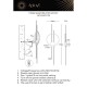 Накладной светильник Aployt APL.340.11.16 Veronik