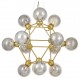 Подвесная люстра LUMINA DECO LDP 160N-12 MD+GY Zodiak