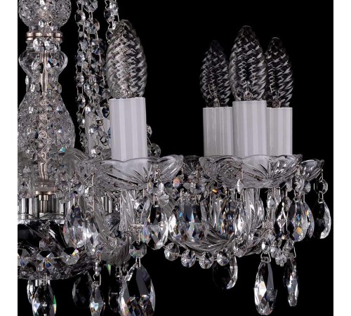 Подвесная люстра Bohemia Ivele Crystal 1402/10/160/Ni 1402 Подвесная люстра Bohemia Ivele Crystal 1402/10/160/Ni 1402