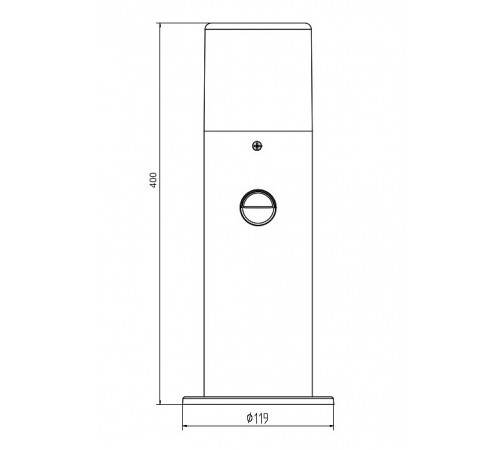 Наземный низкий светильник Escada 10179/T Garden