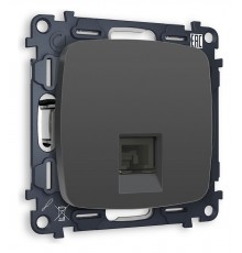 Розетка Ethernet RJ-45 и со шторками, без рамки Ambrella Volt MO912010 Quant