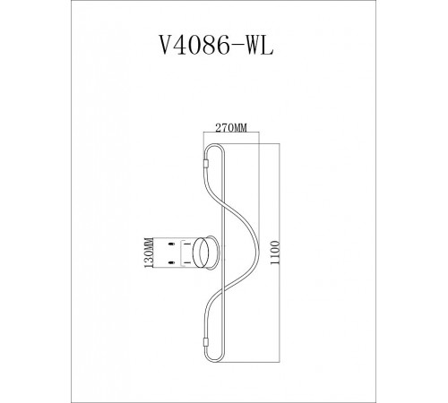 Накладной светильник Moderli V4086-WL TRUE Накладной светильник Moderli V4086-WL TRUE