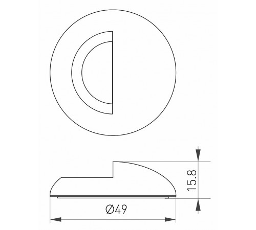 Рамка на 1 пост Arlight 035757 Deck Рамка на 1 пост Arlight 035757 Deck