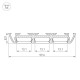 Профиль накладной Arlight 013209 PHS-3X-2000 ANOD