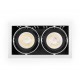Встраиваемый светильник Ambrella Light T812 BK/CH 2*12W 4200K T