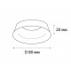 Кольцо декоративное Italline IT02-008 ring gold IT02-008