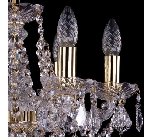 Подвесная люстра Bohemia Ivele Crystal 1413/6/141/G/Leafs 1413 Подвесная люстра Bohemia Ivele Crystal 1413/6/141/G/Leafs 1413