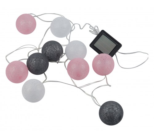 Гирлянда на солнечных батареях Uniel UL-00011593 COTTON BALLS-1 Гирлянда на солнечных батареях Uniel UL-00011593 COTTON BALLS-1