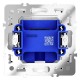 Розетка для вывод кабеля без рамки Voltum VLS080202 S70