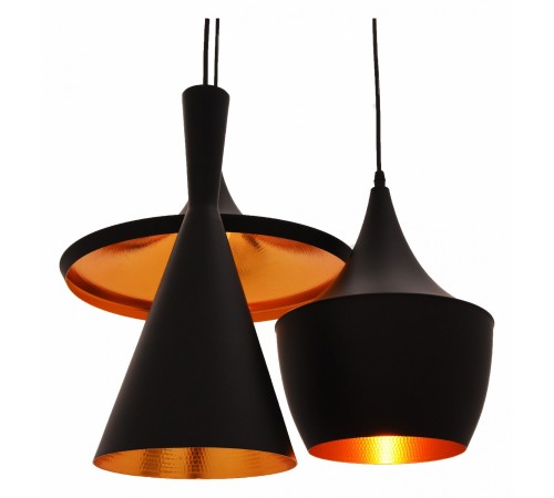 Подвесной светильник LUMINA DECO LDP 7712-3 BK Foggi Подвесной светильник LUMINA DECO LDP 7712-3 BK Foggi