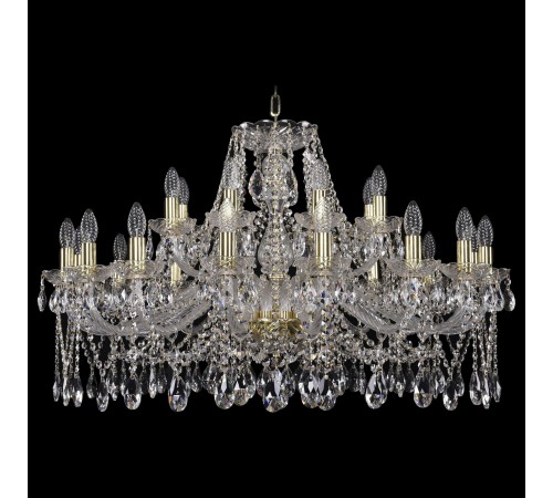 Подвесная люстра Bohemia Ivele Crystal 1413/16+8/360/G 1413 Подвесная люстра Bohemia Ivele Crystal 1413/16+8/360/G 1413