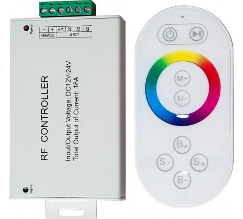 Контроллер-регулятор цвета RGB с пультом ДУ Feron 21558 LD56 Контроллер-регулятор цвета RGB с пультом ДУ Feron 21558 LD56