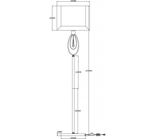 Торшер Moderli V2581-1F Dark Торшер Moderli V2581-1F Dark