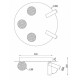 Потолочная люстра iLedex D4774-40 SGD Telescope