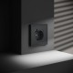 Розетка с заземлением и со шторкой и 2хUSB type A и C, без рамки Voltum VLS040507 S70