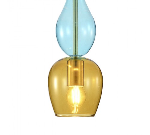 Подвесной светильник Indigo 11065/1P Amber Millefiori Подвесной светильник Indigo 11065/1P Amber Millefiori