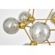 Подвесная люстра LUMINA DECO LDP 160N-12 MD+GY Zodiak