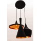 Подвесной светильник LUMINA DECO LDP 7712-3 BK Foggi