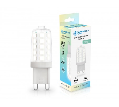 Лампа светодиодная Ambrella Light 100704 G9 Лампа светодиодная Ambrella Light 100704 G9