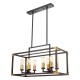 Подвесной светильник LUMINA DECO LDP 1140-8 BK+MD Waldorf