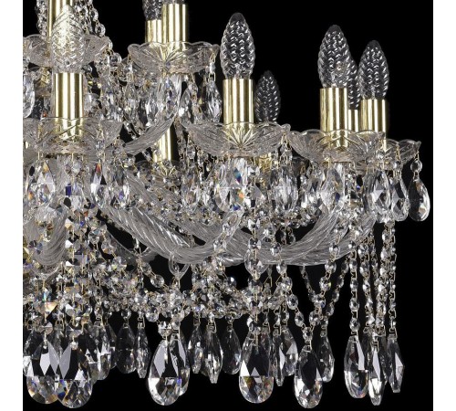 Подвесная люстра Bohemia Ivele Crystal 1413/16+8/360/G 1413 Подвесная люстра Bohemia Ivele Crystal 1413/16+8/360/G 1413