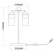 Настольная лампа декоративная Escada 2118/2 Dinasty