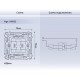 Механизм выключателя перекрестного одноклавишного Ambrella Volt VM112 Quant