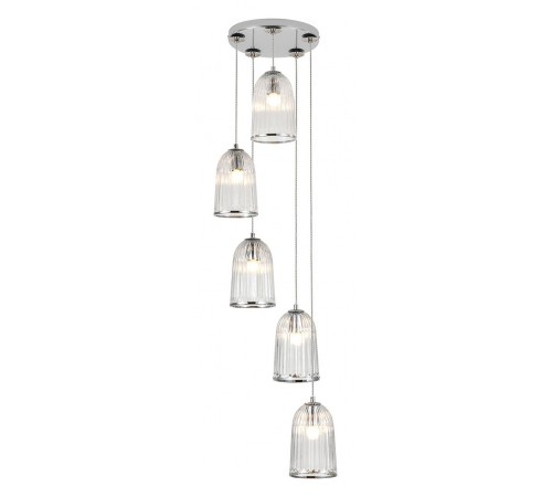 Подвесной светильник Indigo 11046/5P Chrome Lucido Подвесной светильник Indigo 11046/5P Chrome Lucido