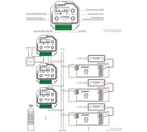 Конвертер электросигнала в радиосигнал Arlight 026505 Intelligent Конвертер электросигнала в радиосигнал Arlight 026505 Intelligent