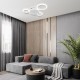 Потолочная люстра Escada 10268/4LED White Saturn