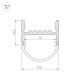 Профиль накладной Arlight 018859 ARH-WIDE-H20-2000 ANOD