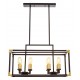 Подвесной светильник LUMINA DECO LDP 1140-8 BK+MD Waldorf