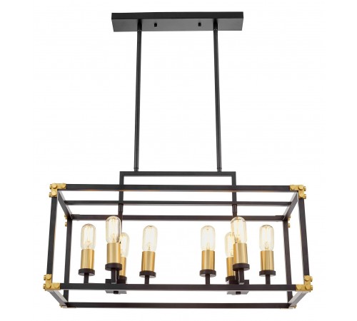 Подвесной светильник LUMINA DECO LDP 1140-8 BK+MD Waldorf Подвесной светильник LUMINA DECO LDP 1140-8 BK+MD Waldorf