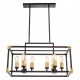 Подвесной светильник LUMINA DECO LDP 1140-8 BK+MD Waldorf