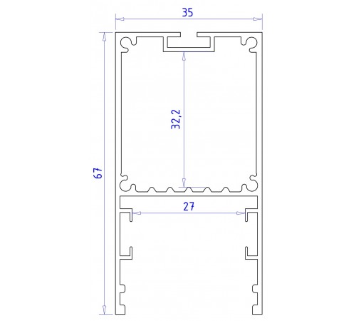 Короб накладной Ambrella Light GP3000AL Profile System GP Короб накладной Ambrella Light GP3000AL Profile System GP