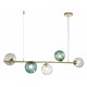Подвесной светильник Indigo 11032/5PL Gold Selva