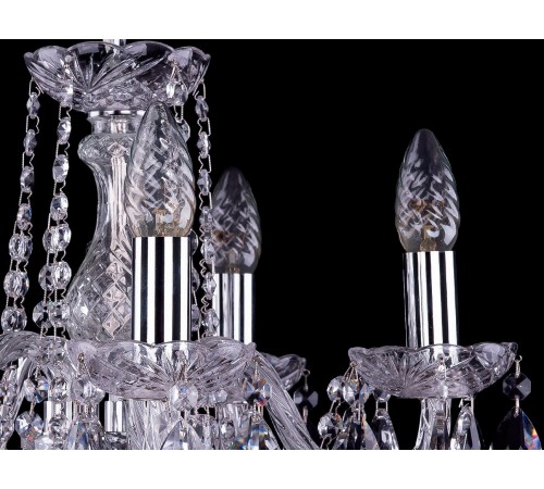 Подвесная люстра Bohemia Ivele Crystal 1402/5/141/Ni 1402 Подвесная люстра Bohemia Ivele Crystal 1402/5/141/Ni 1402