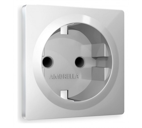 Накладка для розетки с заземлением и со шторками Ambrella Volt AP4070 Quant Накладка для розетки с заземлением и со шторками Ambrella Volt AP4070 Quant
