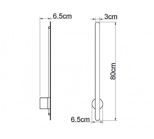 Бра Italline IT08-8020 black IT08-80 Бра Italline IT08-8020 black IT08-80