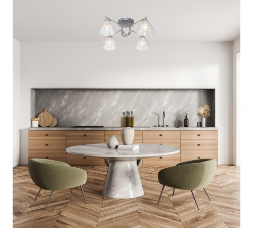 Потолочная люстра Escada 659/4PL Chrome Adonis Потолочная люстра Escada 659/4PL Chrome Adonis