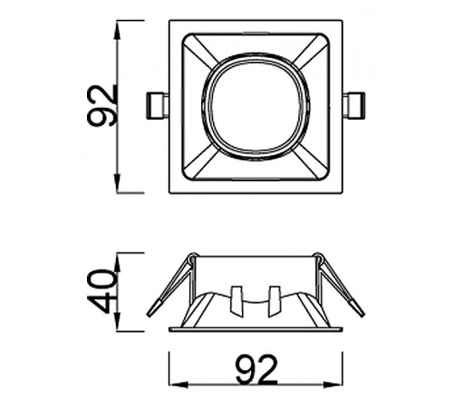 Встраиваемый светильник Mantra C0162 Comfort Gu10
