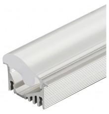 Профиль встраиваемый Arlight 019270 ALU-ASYMETRIC-2000 ANOD+FROST LENS