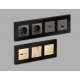 Рамка на 1 пост Ambrella Volt AF930701 Grand