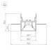 Профиль встраиваемый Arlight 23863 Foled-Ceil-Center