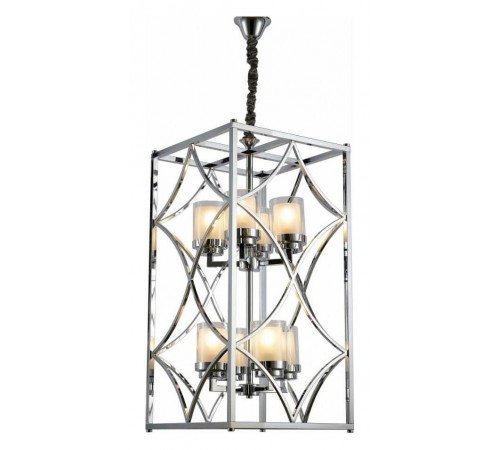 Подвесная люстра LUMINA DECO LDP 1223-8 CHR Quadrato Подвесная люстра LUMINA DECO LDP 1223-8 CHR Quadrato