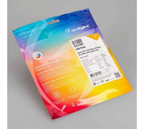 Лента светодиодная Arlight 043385 A120 24V 8mm 9.6 W/m