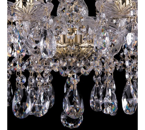 Подвесная люстра Bohemia Ivele Crystal 1413/8/165/G/Tube 1413 Подвесная люстра Bohemia Ivele Crystal 1413/8/165/G/Tube 1413