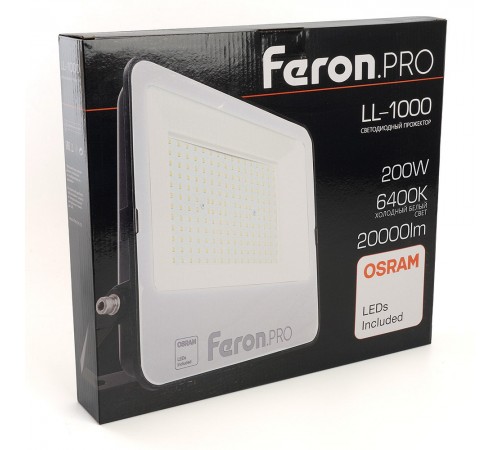 Настенно-потолочный прожектор Feron 51016 LL-1000