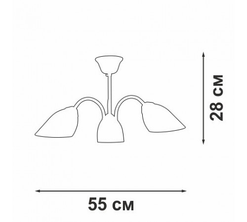 Люстра на штанге Vitaluce V3335-7/3PL V3335 Люстра на штанге Vitaluce V3335-7/3PL V3335